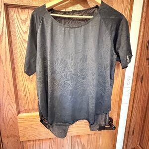 SHEIN Black Textured Women's Blouse